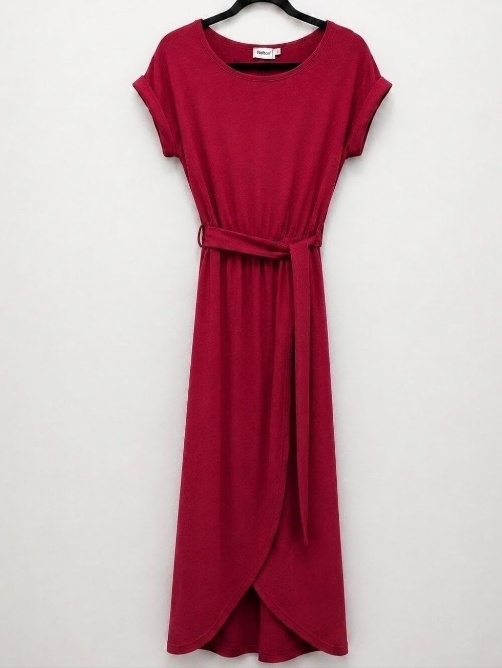 Red Wrap Maxi Dress Size Small